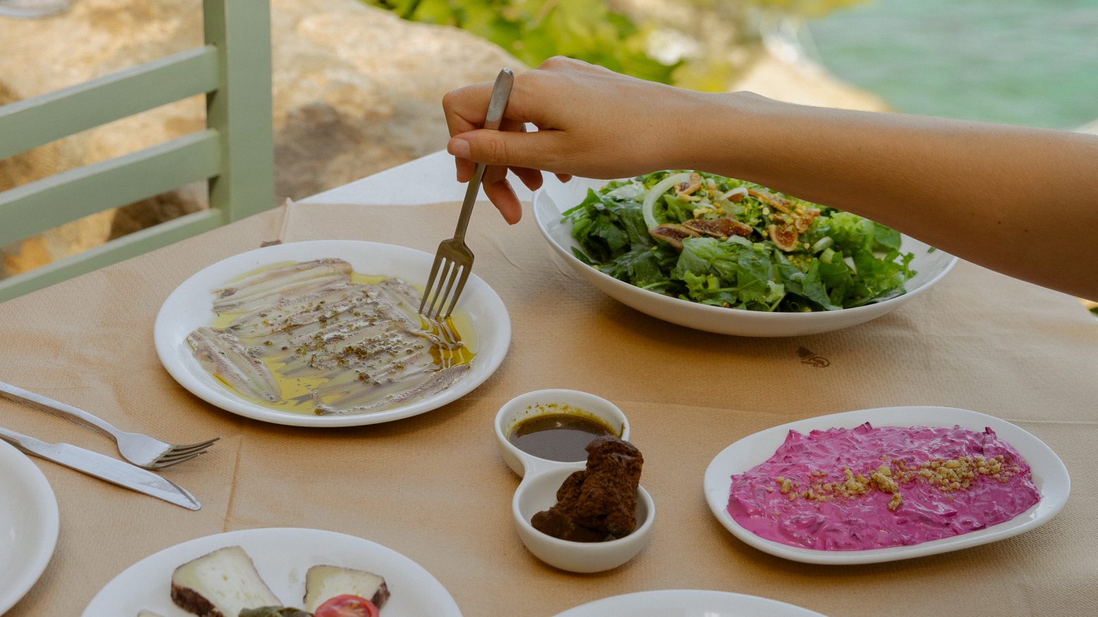 Katharina Albrecht, Retreat, Greece, food
