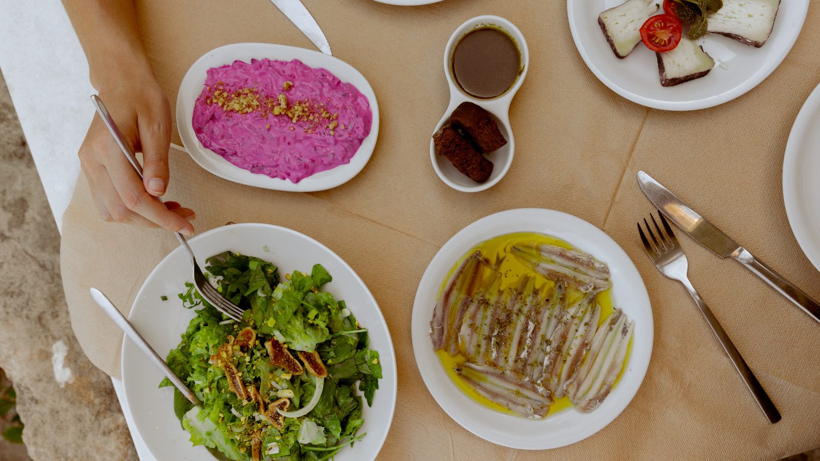 Katharina Albrecht, Retreat, Greece, food